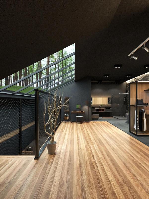 紐約哈里曼州立公園的黑色別墅