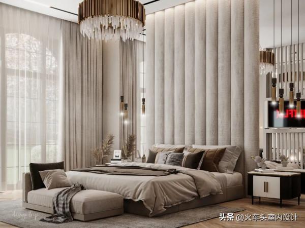 這些輕奢系臥室裝修設計真美