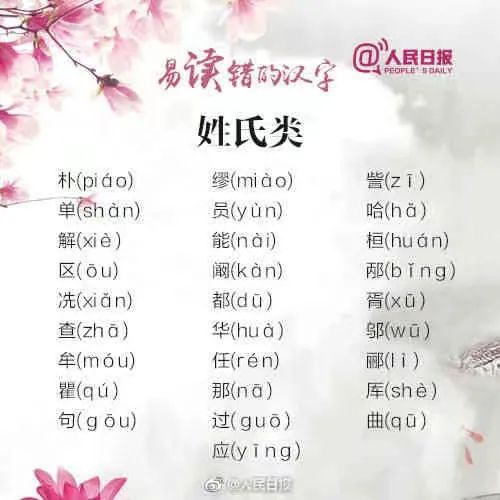 容易讀錯的常用漢字，你讀對了嗎？