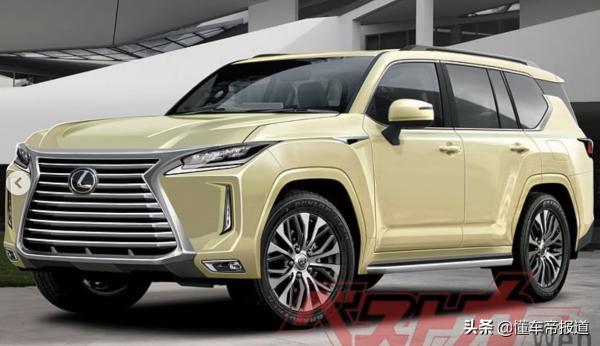 新車 | 雷克薩斯旗艦SUV搶先看！新一代LX效果圖曝光，“陸巡”大哥