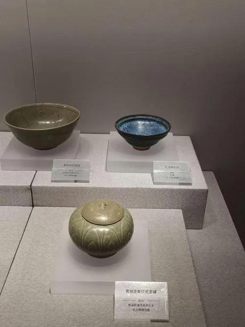 婺州窯.“宋.天藍釉藍白兔毫窯變茶盞”古代南方分相釉