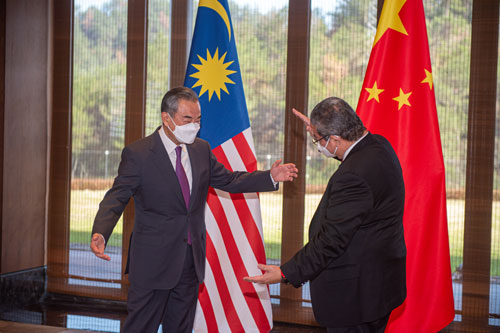 王毅：共同抵制損害地區和平、穩定、繁榮的行徑