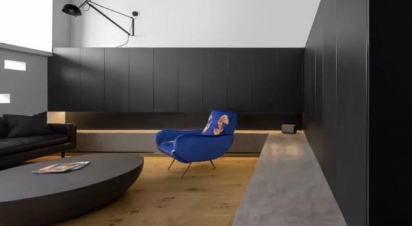 75平單身公寓，採用高差錯層的方法，創造不一樣的空間