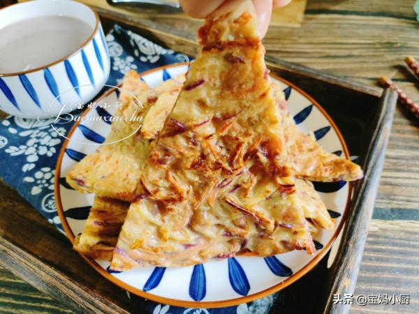 建議早餐常吃這款餅，手不沾面，簡單省事又快手，有營養吃著健康