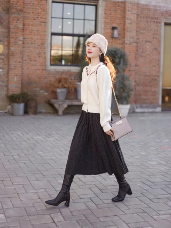 6組不露腿的穿搭公式！小個子照著穿保暖又顯高