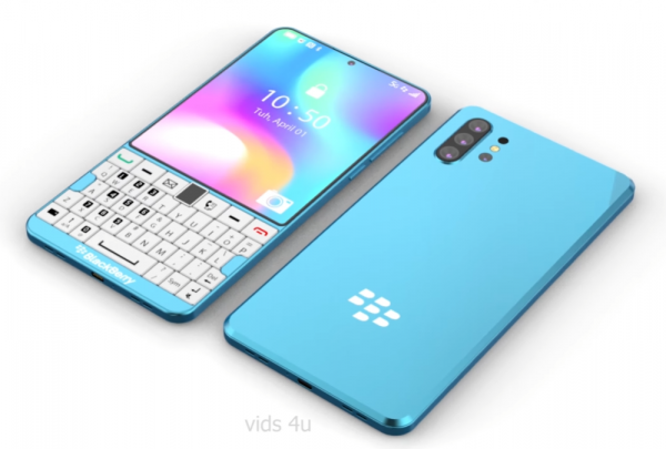 黑莓Arezzo渲染圖:7050mAh+5.5英寸螢幕,實體按鍵外觀另類 黑莓Arezzo渲染圖:7050mAh+5.5英寸螢幕,實體按鍵外觀另類