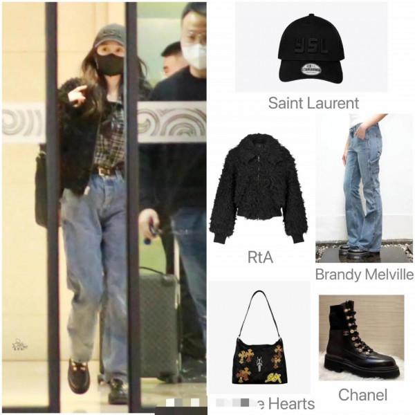 今日穿搭教主“楊冪”機場穿搭