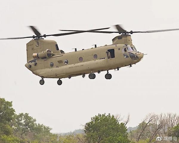 載入完成直升機H-47支奴幹成功測試大功率發動機