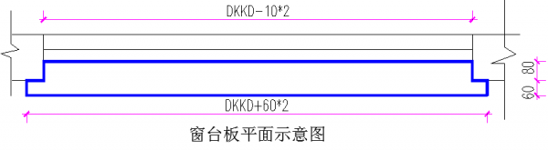 怎樣利用窗寬計算窗臺板的工程量