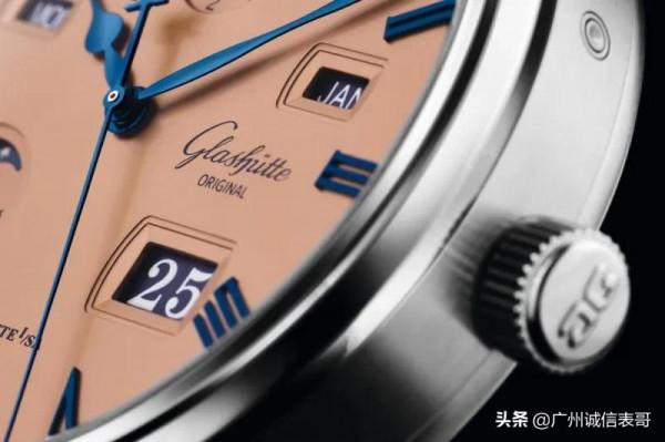 粉嫩新面登場:Glashütte Original參議員卓越萬年曆腕錶 粉嫩新面登場:Glashütte Original參議員卓越萬年曆腕錶