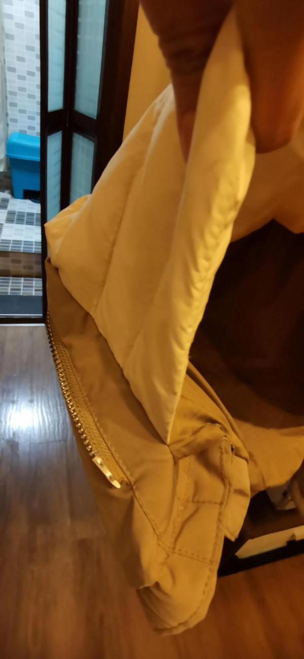 風衣式羽絨服改為活裡活面