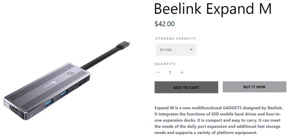 擴充套件塢+行動硬碟！零刻Expand M是超極本的最佳伴侶