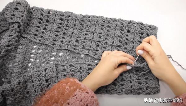 這種款式的開衫很舒服，寬鬆式休閒披肩開衫教程，大方舒適又瀟灑