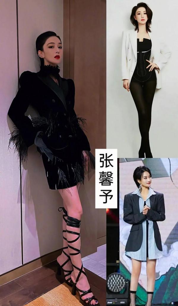 當女明星穿黑絲襪