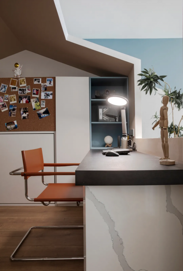 120㎡夢幻三口之家,樹屋式的書房,實用又有趣 120㎡夢幻三口之家,樹屋式的書房,實用又有趣