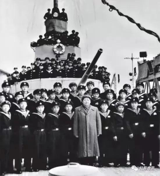 毛主席為海軍題詞