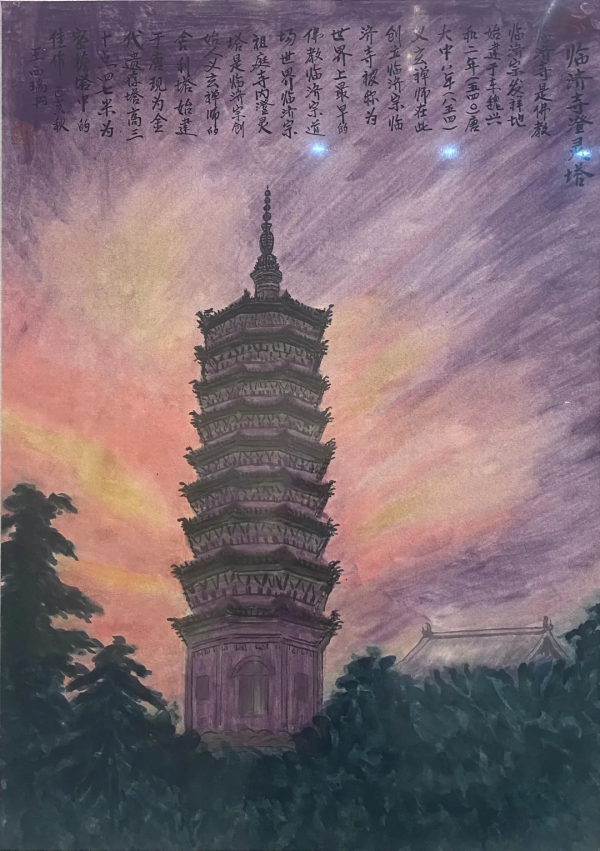 一磚一瓦總關情——耄耋老人王西瑞古城正定手繪展作品欣賞（一）