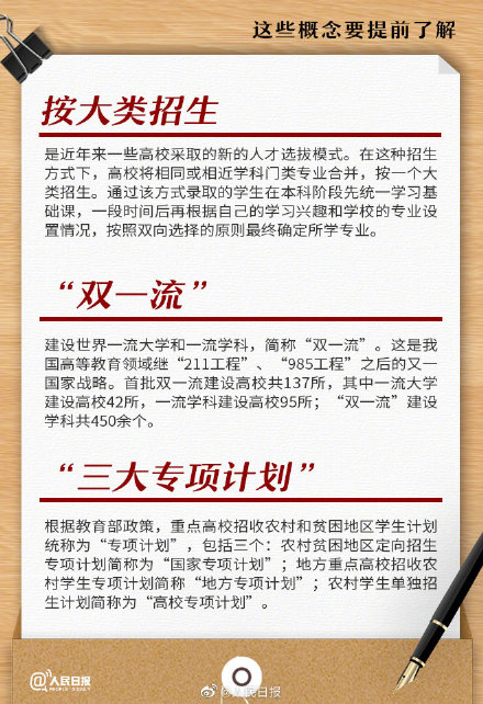 轉需收藏！高考志願填報手冊