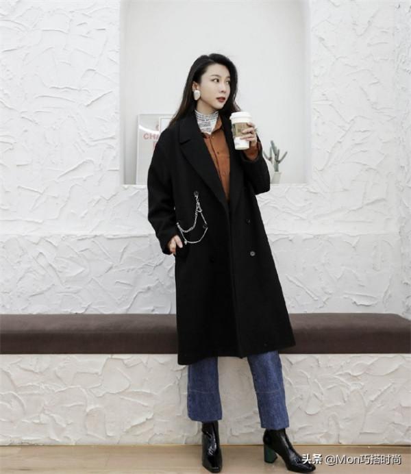 北方入冬早怎麼穿，先試試“九分褲+短靴”，溫暖顯瘦，上身洋氣