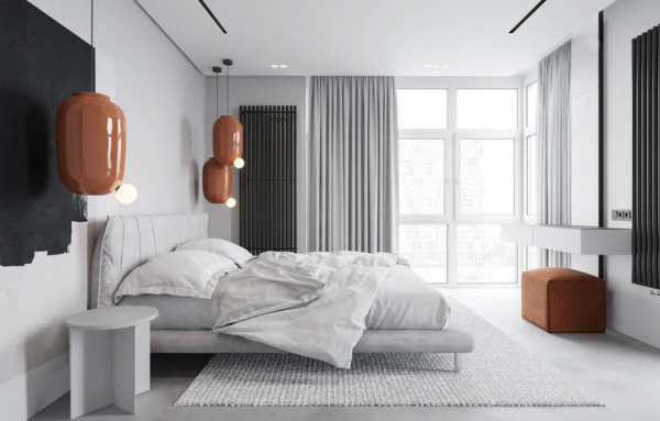 100㎡灰色空間設計