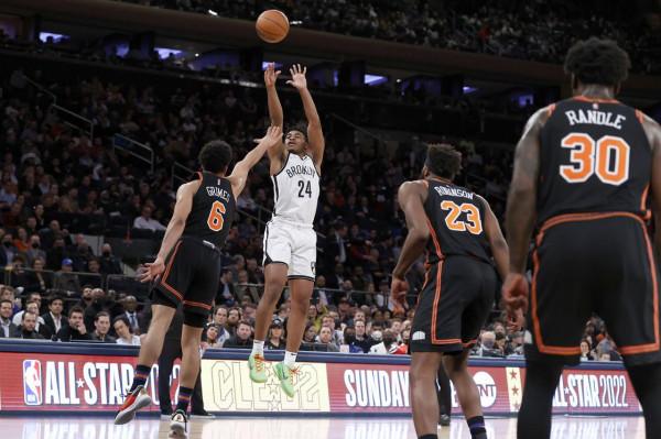 杜蘭特眼光獨到，讓籃網在27順位選擇卡姆&CenterDot;托馬斯，真是選對了