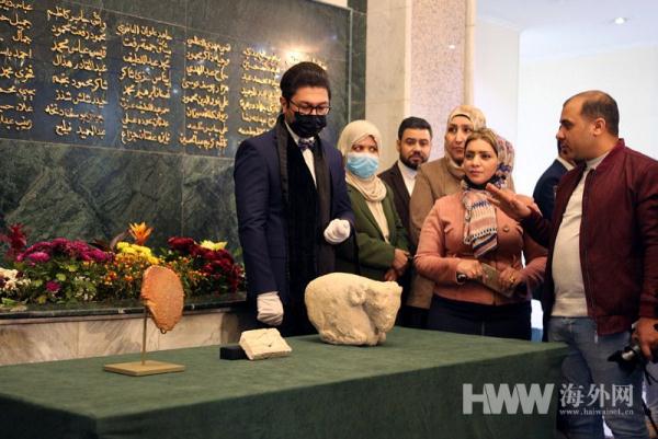 伊拉克展出美國歸還的被掠奪文物