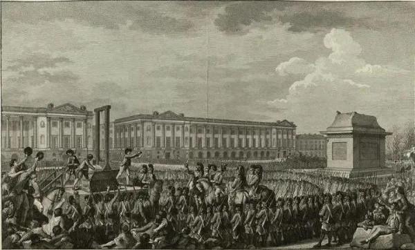 1793年，法國第一夫人被送刑場，民眾：快上斷頭臺，夫人：一會到