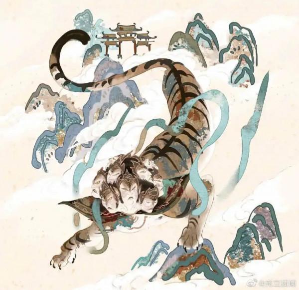 80後清華才女，把“詞牌名”畫成古風美人，每一張都忍不住儲存