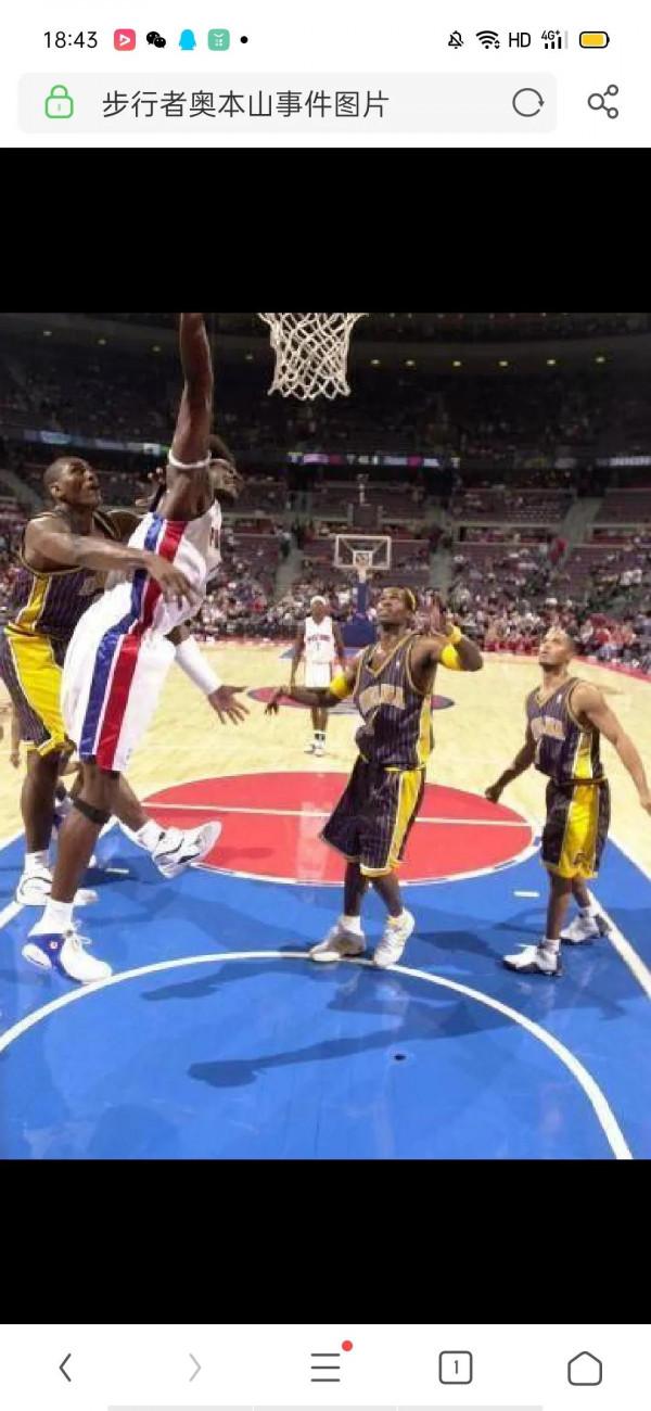 NBA最瘋狂的一次鬥毆事件「奧本山事件」