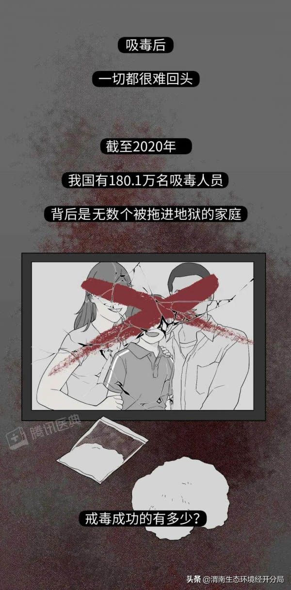 震撼禁毒漫畫，告訴你吸毒不戒的最終下場