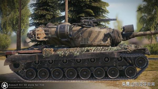 坦克世界 金牌老玩家象徵！您會換嗎？T30專屬3D面板“突襲工具”