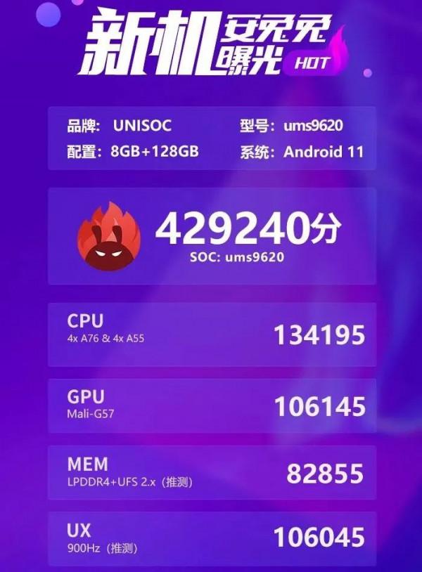 「SoC」全新6nm製程國產5G晶片跑分曝光 超驍龍765G