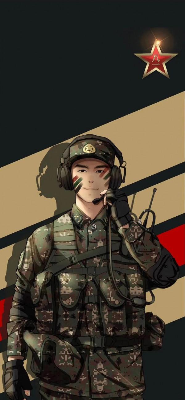 硬核軍人手機桌布：青春有很多樣子，很慶幸青春裡有穿軍裝的樣子