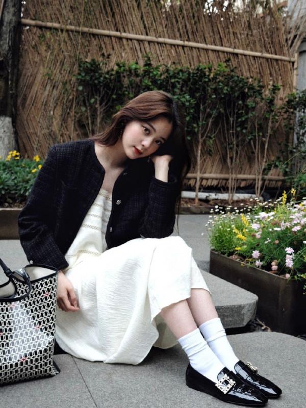 明星同款私服 | 歐陽娜娜春日溫柔穿搭