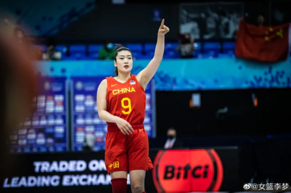 中國女籃隊員李夢：進入2022世界盃正賽！中國女籃最棒