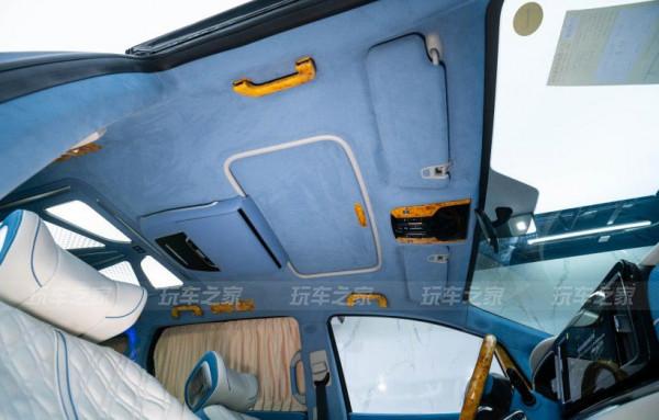 傳祺M8改裝案例 海軍藍內飾定製化改裝 傳祺M8改裝案例 海軍藍內飾定製化改裝