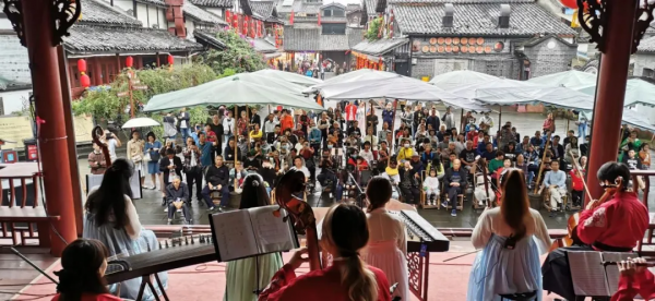 天府古鎮藝術節國慶1+7,豐富多彩的沉浸式演岀燃爆音樂文創古鎮街子! 天府古鎮藝術節國慶1+7,豐富多彩的沉浸式演岀燃爆音樂文創古鎮街子!