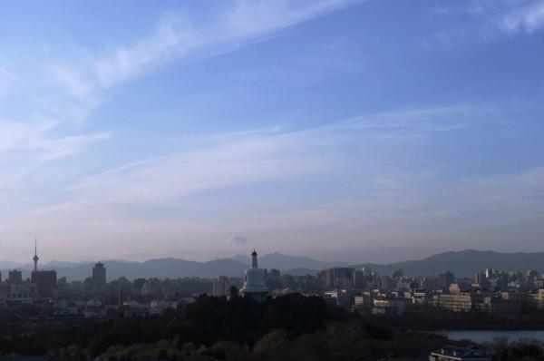 冬日裡的景山公園