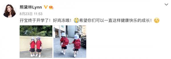 熊黛林曬與雙胞胎女兒過中秋,陽臺上做紙燈籠,母女三人開心比耶 熊黛林曬與雙胞胎女兒過中秋,陽臺上做紙燈籠,母女三人開心比耶