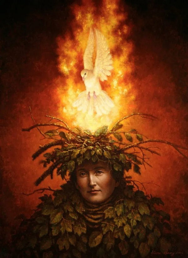 史蒂文-肯尼，大自然的美麗和神秘，在超現實畫作創意中表現