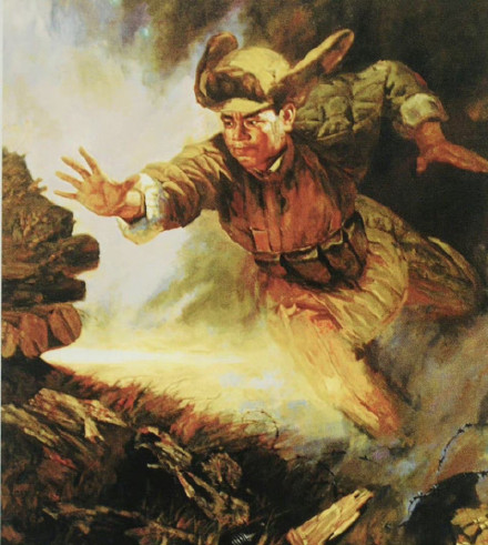 志願軍烈士黃繼光：犧牲時血已流盡，遺體雙手高舉難以入殮