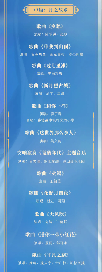 中秋晚會節目曝光,5大驚喜,李玉剛重唱金曲、歐陽娜娜返璞歸真 中秋晚會節目曝光,5大驚喜,李玉剛重唱金曲、歐陽娜娜返璞歸真