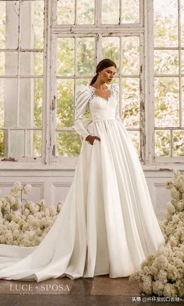 Luce Sposa2022 &quot;Symphony of Flowers&quot;婚紗系列 輕盈優雅簡潔嫁衣