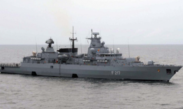 繼英航母之後，德國軍艦也抵達印太，正在西太平洋與日本舉行軍演