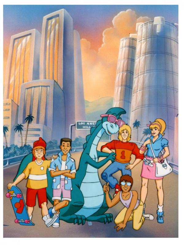 80後動畫《丹佛最後的恐龍》：4個嬉皮士少年教恐龍滑滑板唱搖滾