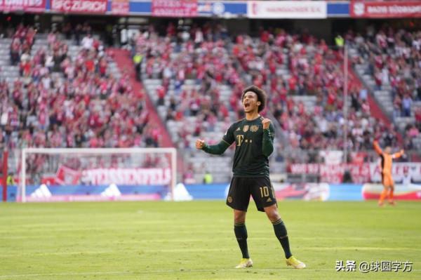 踢瘋了！拜仁26分鐘進4球，薩內8場造10球，大佬起立鼓掌