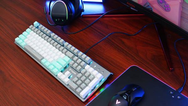 雷柏V530防水背光遊戲機械鍵盤簡評：多配色，好效能