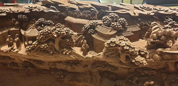 絕世木雕,清明山河圖 絕世木雕,清明山河圖