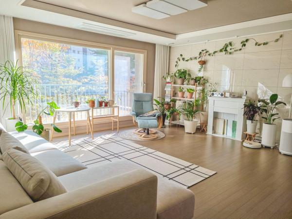 4室1廳，軟裝全靠女業主網購，本以為平平無奇，沒想到幸福感很強