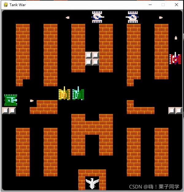 神還原「歡樂無窮的雙人坦克大戰」小程式遊戲，上手開玩